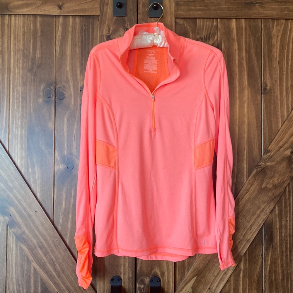 DANSKIN NOW SEMI-FITTED LONG SLEEVE TOP